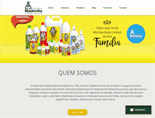 Tablet Screenshot of madrevita.com.br
